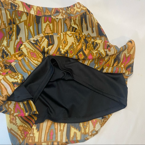 RU Apparel - Women’s A-line Multi Color Skirt - Sz: M - Picture 4 of 4